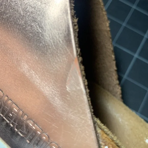 Women’s Birkenstock Arizona Leather Soft Footbed- Metallic Copper, size 39/250 - Picture 12 of 16